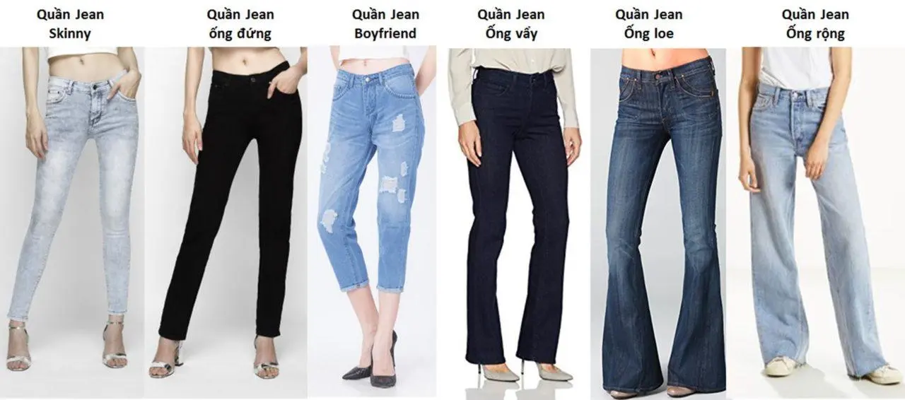 Chọn quần jeans tôn dáng cho nữ